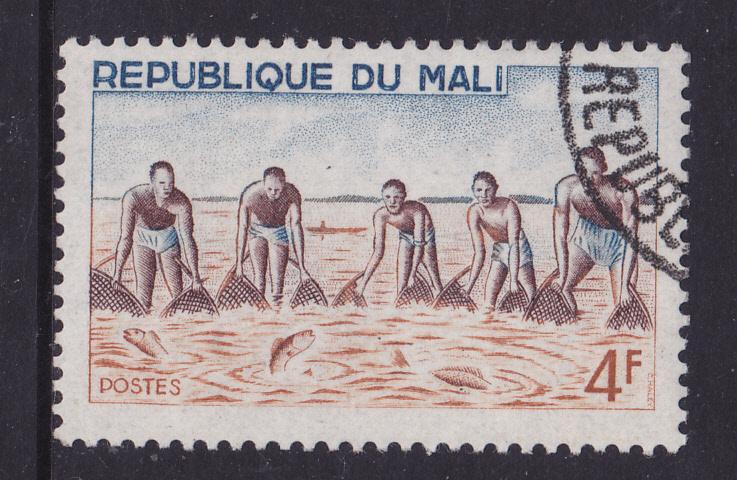 Mali -#89 1966 Shore Fishing - 4F CTO