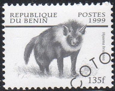 Benin 1111 - Cto - 135fr Brown Hyena (1999) (cv $0.40)