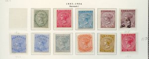 BERMUDA -- Scott #18 to #25 ++ mint & used Cat$110 British Commonwealth