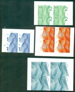 US #4717-20, $1.00 - $10.00 Complete set of Plate No. Blocks of 4, NH, Face $72.