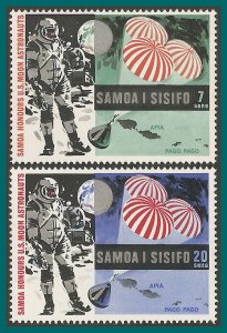 Samoa 1969 Man on Moon, MNH 315-316,SG330-SG331