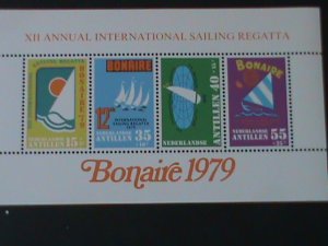 NETHELANDS-ANTILLEN  SC#484a PHILEXFRANCE'82 INTEL.STAMP SHOW -MNH S/S VF