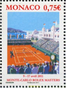 367577 MNH MONACO 2011 MONTE CARLO ROLEX MASTEERS-2011