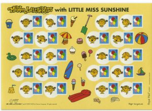 LS62 GB 2009 Little Miss Sunshine - Mr Men Smiler sheet UNMOUNTED MINT