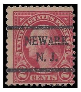 #634 2c George Washington 1926 Used Precancel