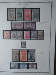 collection on pages Portugal 1931-46 many better CV $730