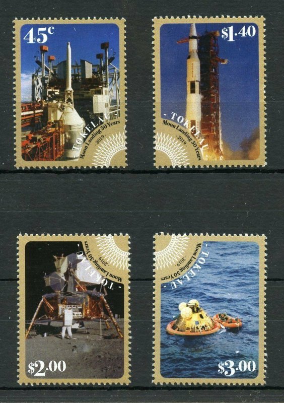 TOKELAU 2019 APOLLO 11 50 YEARS  SET MINT NH 