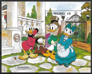 Maldive Islands 1985 Disney Sheet #1148 VF-NH