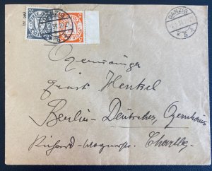 1937 Danzig Germany Cover To Berlin
