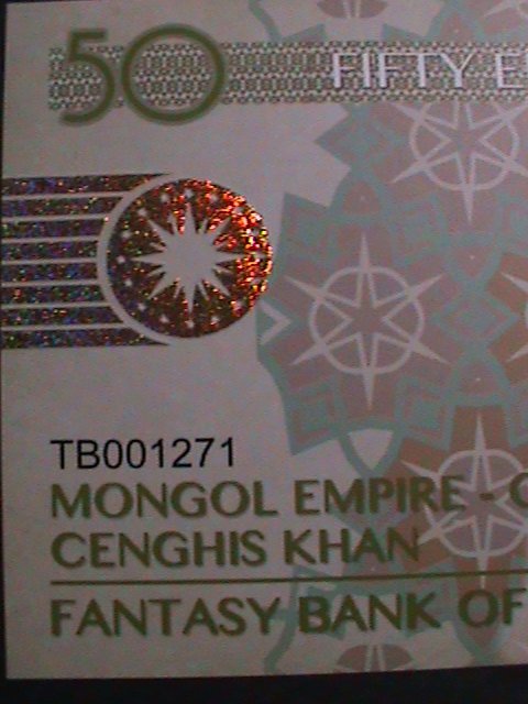 ​TURKEY-2019 COLLECTIBLES 50 EUROS UNCIRCULATED POLYMAR NOTE-VERY FINE