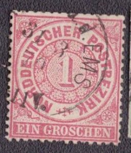 North German Confederation - 16 1869 Used