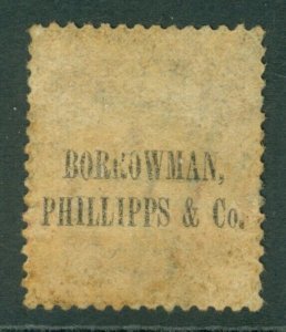 SG PP13. 1871 Barrowman, Phillips & Co. Unofficial underprint type 3 in black... 