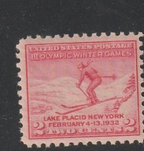 U.S. Scott 716 og/ never hinged