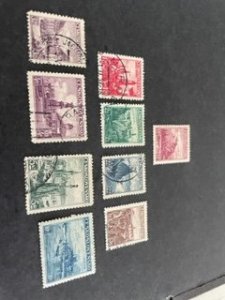 Czechoslovakia sc 218-226 MH+u comp set