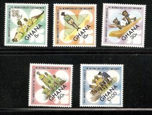 Ghana 1972 Boy Scouts set mnh sc 460-464