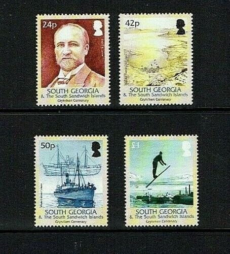 South Georgia: 2004 Centenary of the first settlement of Grykviken,  MNH set  