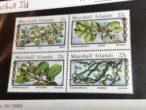 Marshall Islands Scott #91-94A Mint Never Hinged