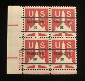 C78b Plate Block of 4 ( DC variety ) MNH