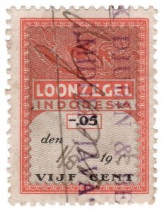 (I.B) Indonesia Revenue : Wages Tax 50c (Loonzegel)