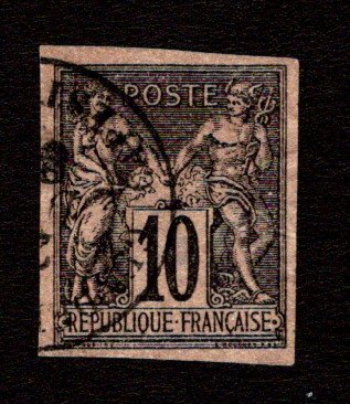 FRENCH COLONIES SC# 41 FVF/U 1879
