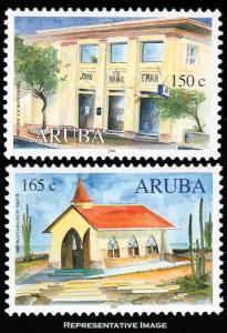 Aruba Scott 195-195 Mint never hinged.