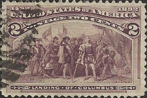 # 231 BROWN VIOLET USED LANDING OF COLUMBUS SCV-0.30