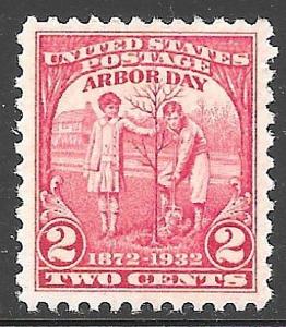 #717 SUPERB MNH OG-2c ARBOR DAY ISSUE-JUMBO HIGH GRADE GEM STAMP (REM #717-60)