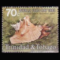 TRINIDAD & TOBACO 1983 - Scott# 390 Queen Conch 70c NH