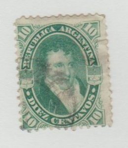 Argentina Scott #18a Stamp  - Used Single