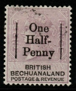 BECHUANALAND SG29 1888 ½d on 3d PALE REDDISH LILAC & BLACK MTD MINT