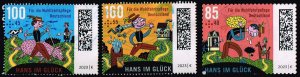 Germany 2023,Sc.#B1203-5 used, Hans in Luck, by Grimm Brothers