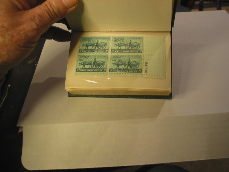 Plate Block Book  Includes 50 PB's mostly 3 centers MINT NH⭐⭐⭐⭐⭐