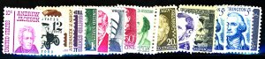 U.S. #1278-1295 MINT NH SET
