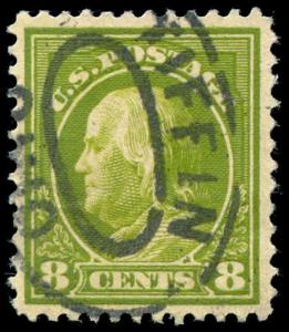 momen: US Stamps #414 Used XF