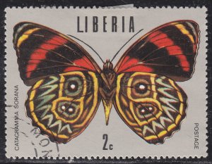 Liberia 684 Tropical Butterflies 1974