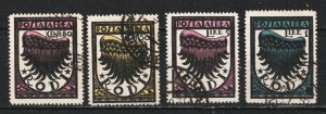 1937-38 Italy - Aegean Islands - Rhodes Rodi Sc# C1-4a airmail,  Used Cv$8.30