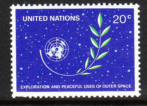 373 United Nations 1982 Outer Space MNH