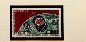 SOMALI COAST Sc C31 NH ISSUE OF 1962 - TELSTAR - (CA25)