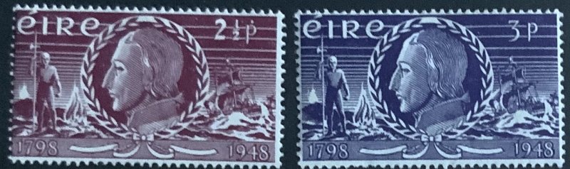 IRELAND 1948 INSURRECTION SET SG144/5  MOUNTED MINT