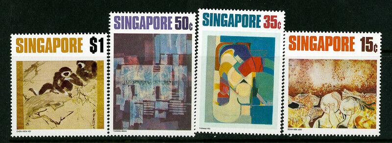 Singapore Stamps # 153-6 XF OG MH Scott Value $11.25