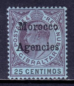 Morocco Agencies - Scott #23 - MH - Crease at top - SCV $9.25