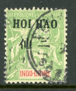 China 1903 French Colony Hoi Hao 5¢ Peace & Commerce Scott # 19 VFU V479