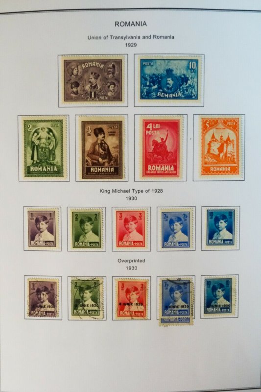 Romania Magnificent 1800s to 1980s Stamp Collection Several Thousand Issues