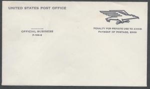 US Cat # P-186-5, US Post Office Official Business, Cover*-