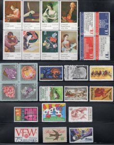 HS&C: 1974 US Commemorative Stamp Year Set MNH #1525-1552 F/VF