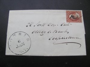 US 1852   SC 10 ON COVER COOPERSTOWN (100)