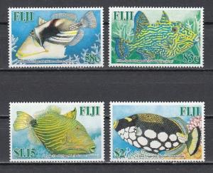 Fiji, Scott cat. 1046-1049. Trigger fish issue.
