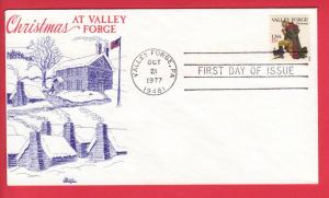 #1729 Washington At Valley Forge- Bazaar Cachet