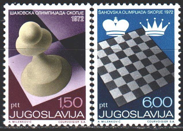 Yugoslavia. 1972. 1472-73. Chess. MNH.