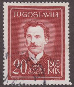 Yugoslavia 591 Silvije Strahimir Kranjcevic Poet 1960